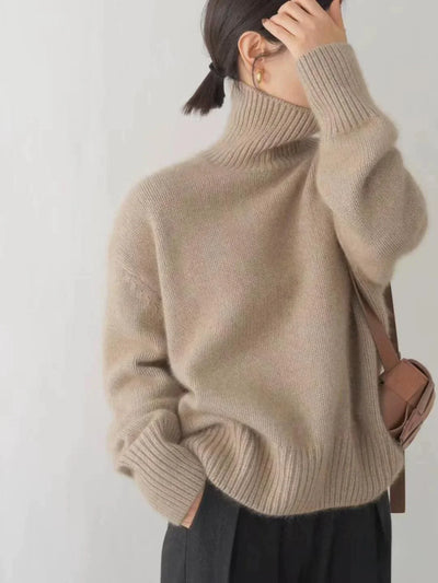 Juliette | PULL COL ROULE CASHMERE