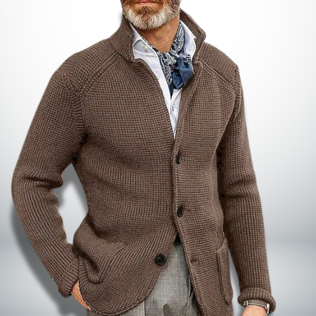 Tiberio™ | Zachte en elegante heren cardigan