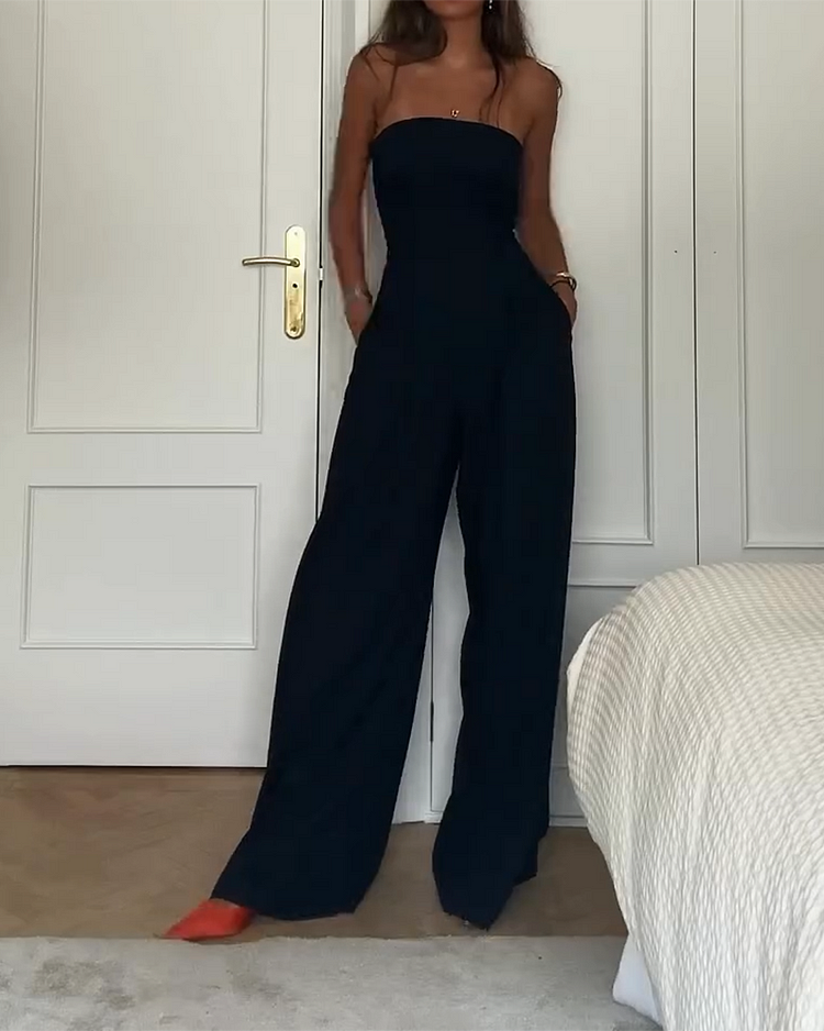 Céleste™ | Elegante Off-Shoulder Jumpsuit