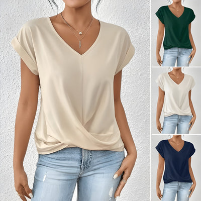 Ziva™ | Casual T-shirt met V-hals