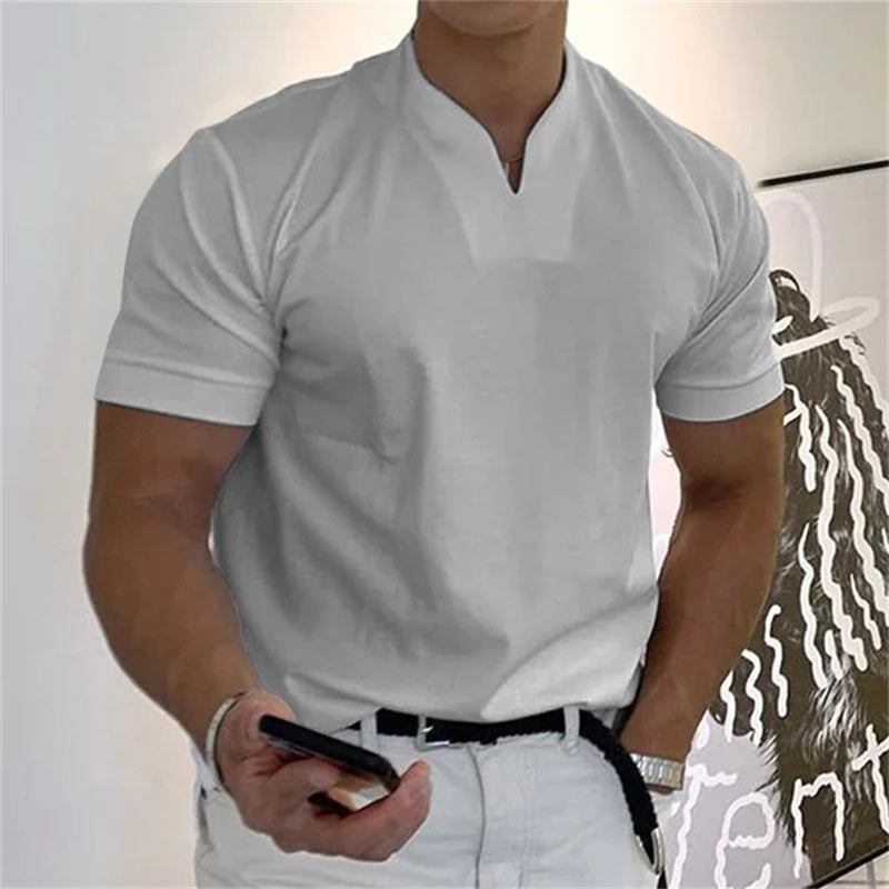 Jaxon™ - Zakelijk Fitness-Shirt voor Heren met Korte Mouwen