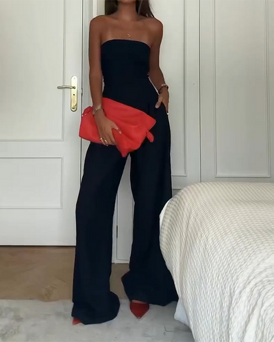 Céleste™ | Elegante Off-Shoulder Jumpsuit