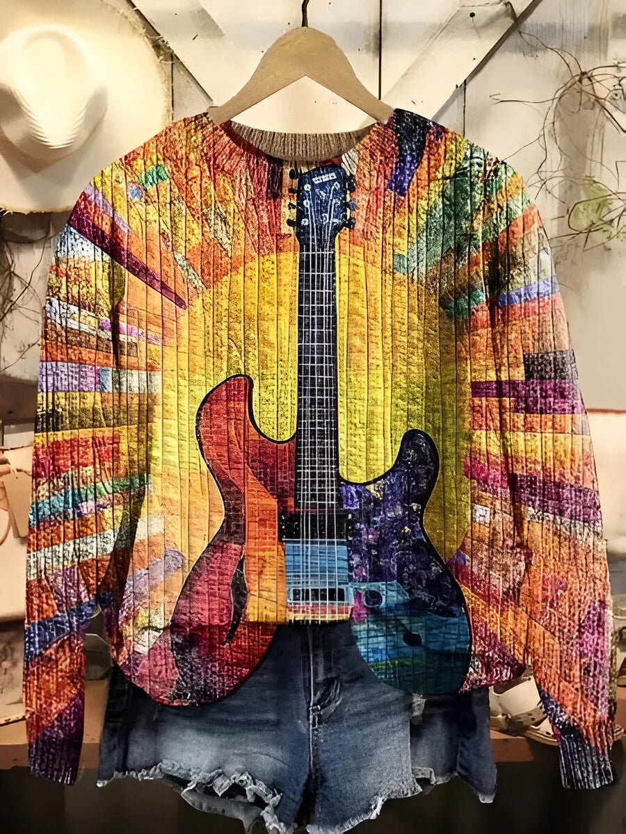 Giorgia | Sweater Guitare Colorée